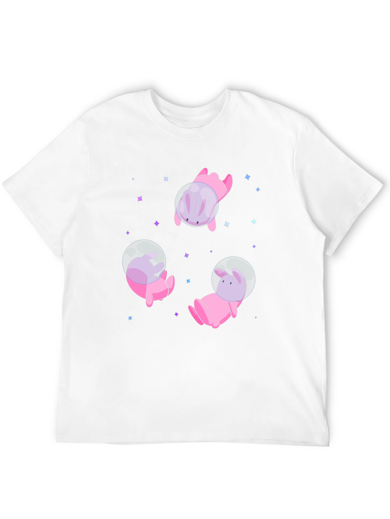 Cosmic Bunny T-Shirt - Black