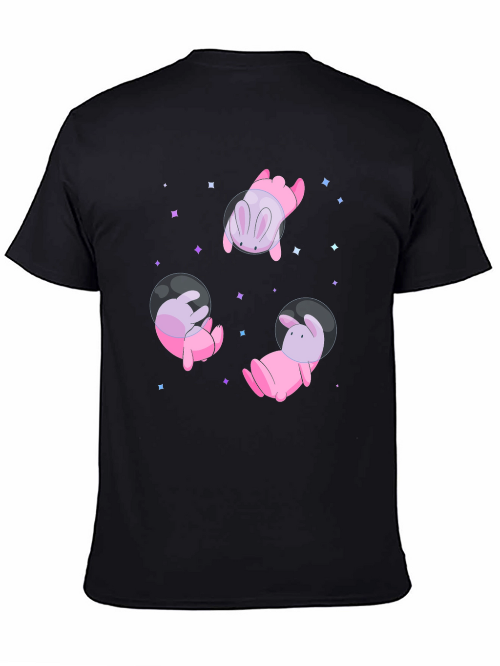 Cosmic Bunny T-Shirt - Black