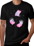 Cosmic Bunny T-Shirt - Black