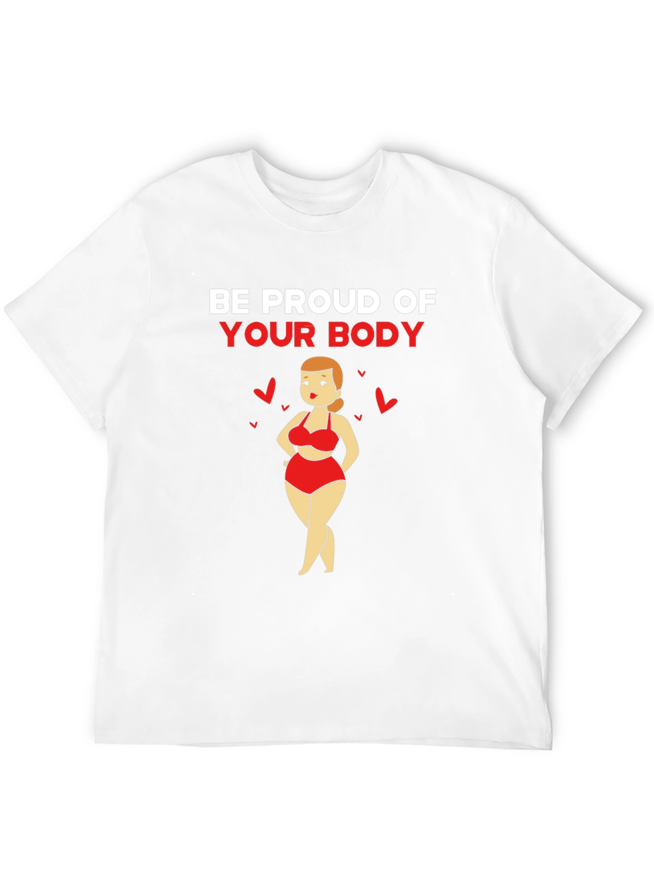 Be Proud Body Positive Graphic Tee