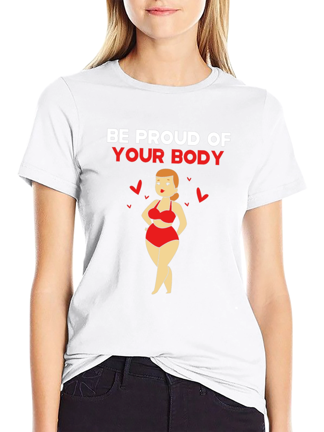 Be Proud Body Positive Graphic Tee