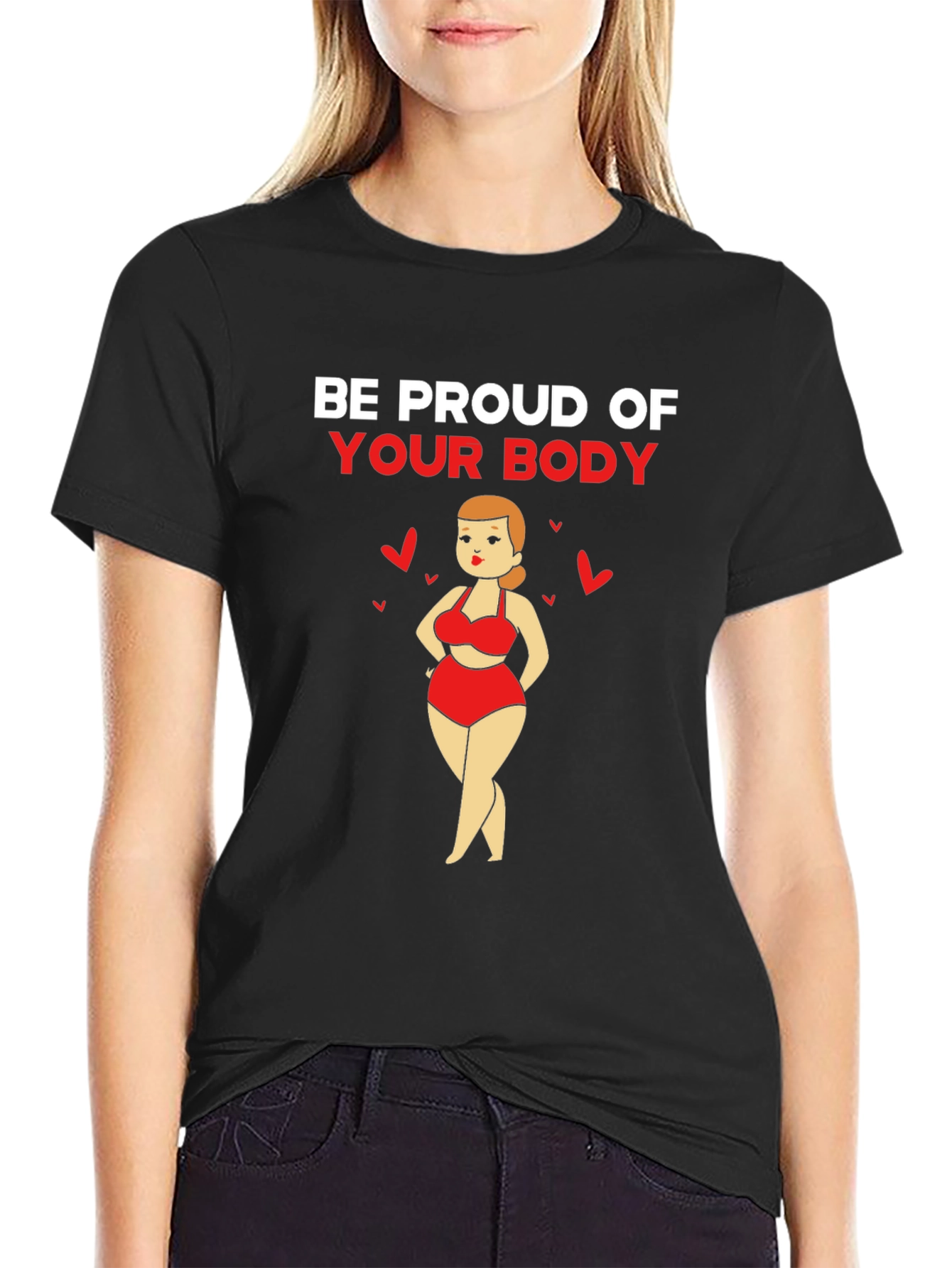 Be Proud Body Positive Graphic Tee