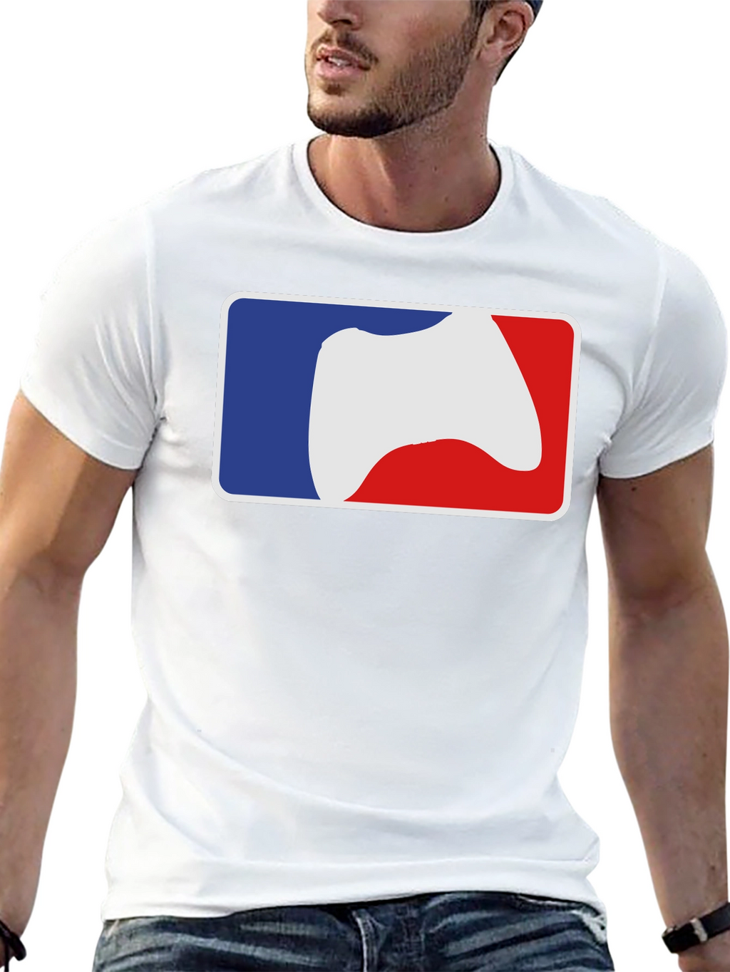 Gamer MLB Logo T-Shirt - Black Cotton Tee
