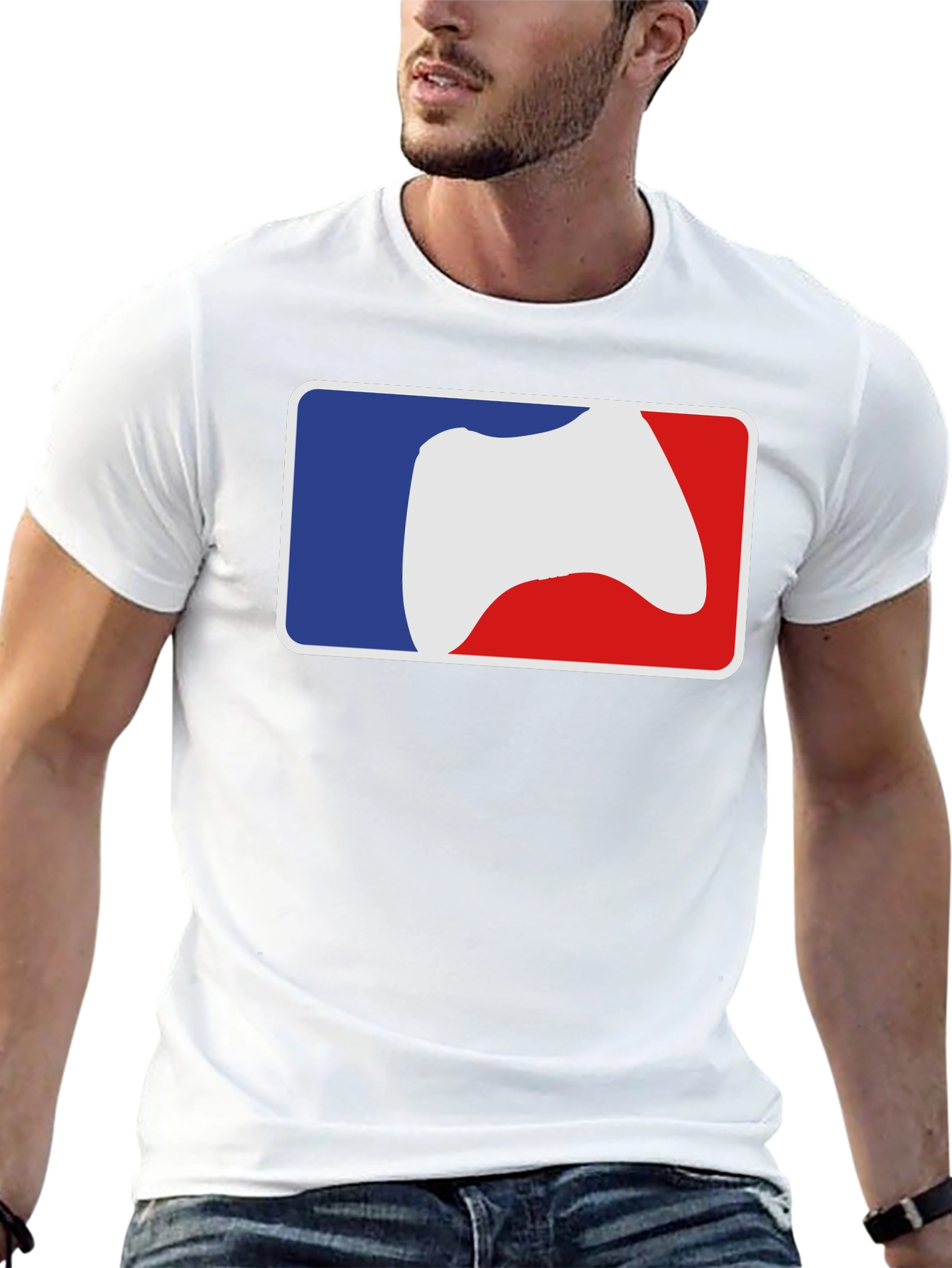 Gamer MLB Logo T-Shirt - Black Cotton Tee
