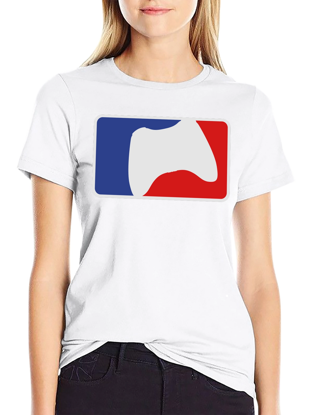 Gamer MLB Logo T-Shirt - Black Cotton Tee