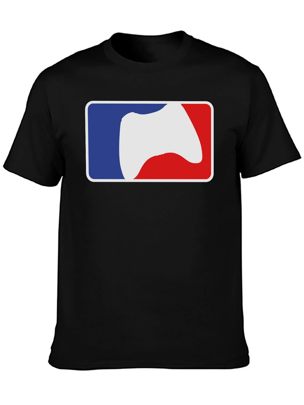 Gamer MLB Logo T-Shirt - Black Cotton Tee