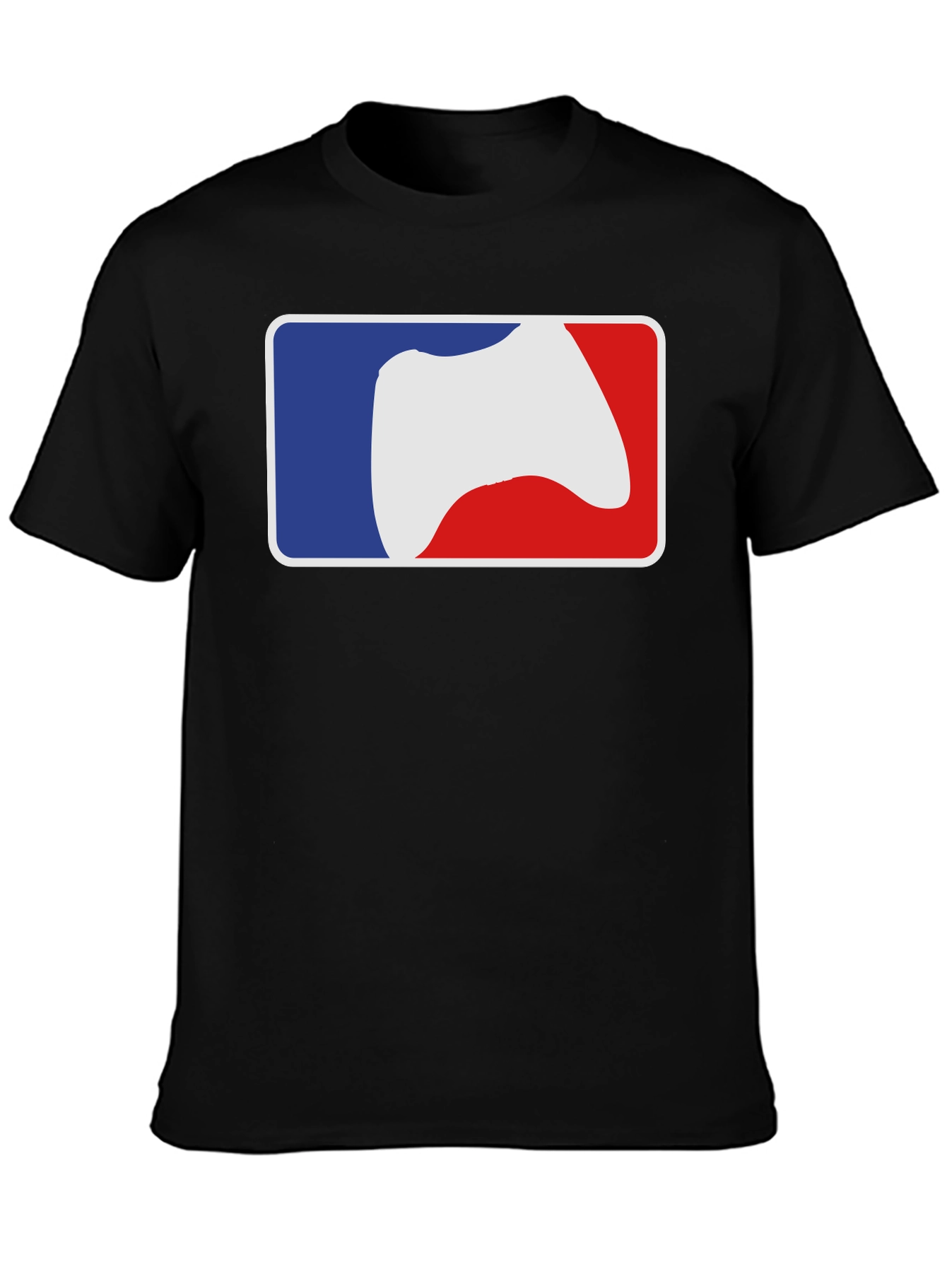 Gamer MLB Logo T-Shirt - Black Cotton Tee