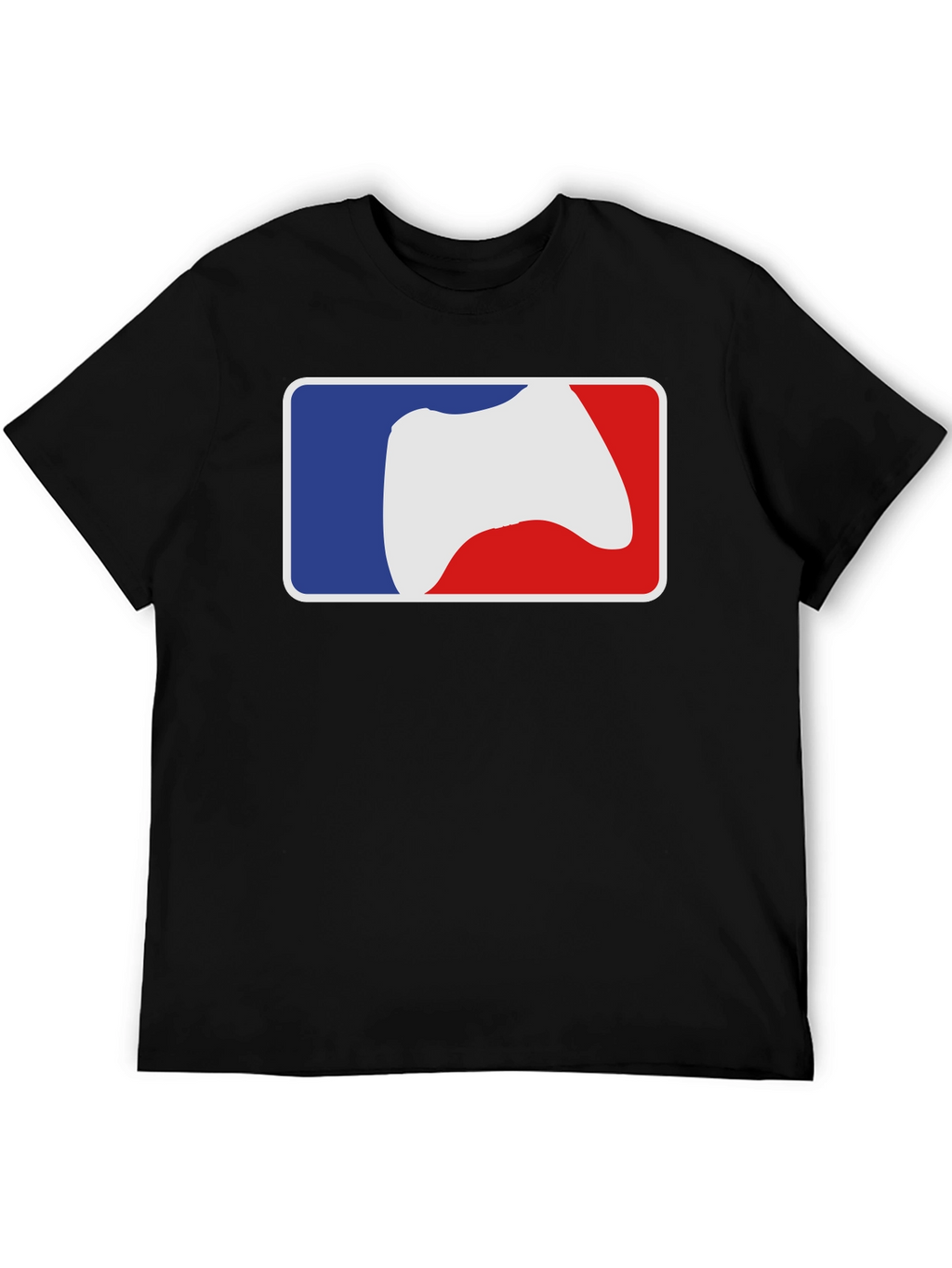 Gamer MLB Logo T-Shirt - Black Cotton Tee