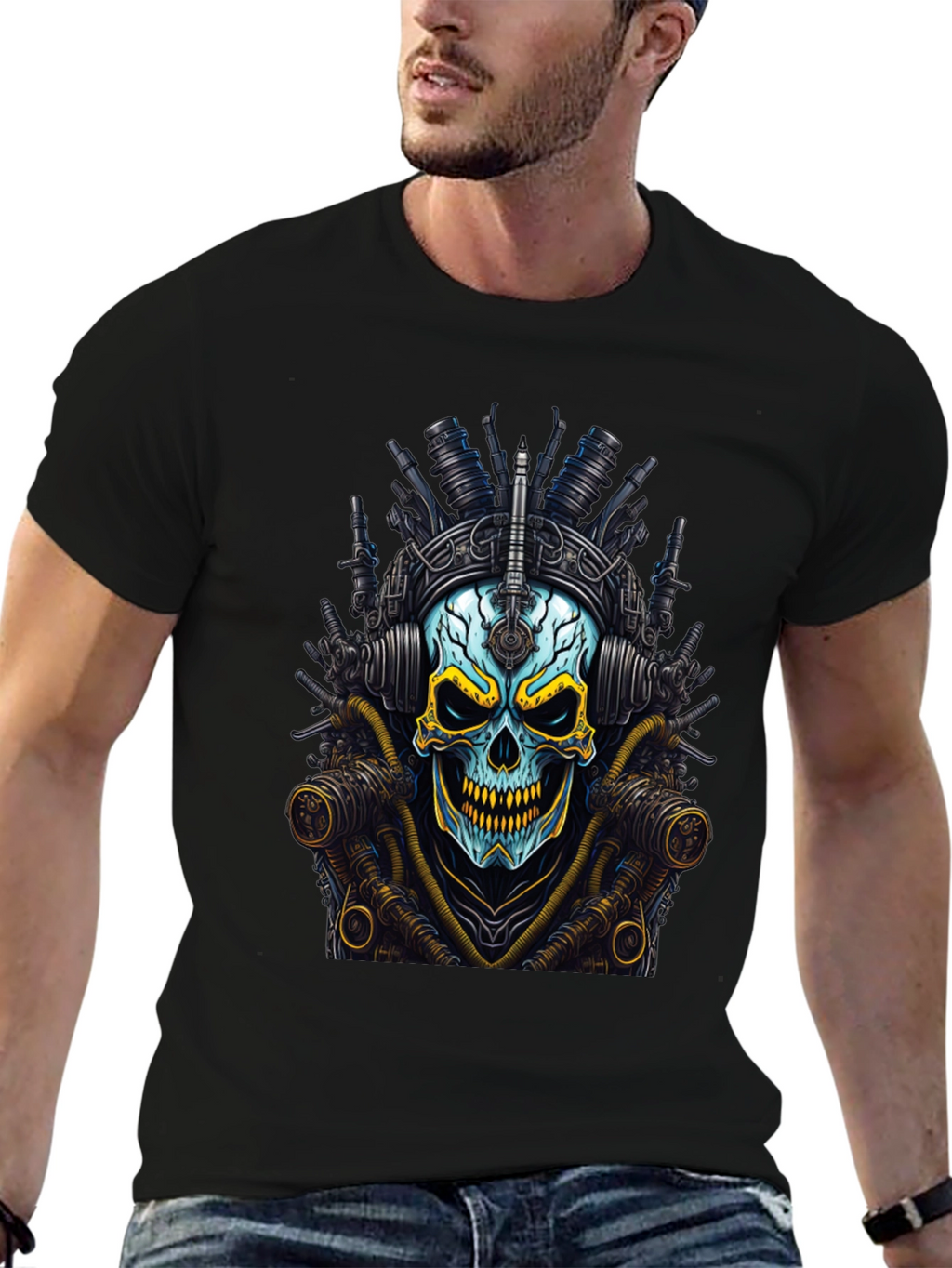 Steampunk Skull Graphic Tee