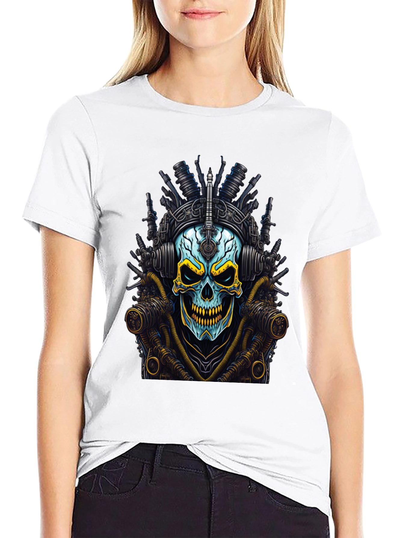 Steampunk Skull Graphic Tee