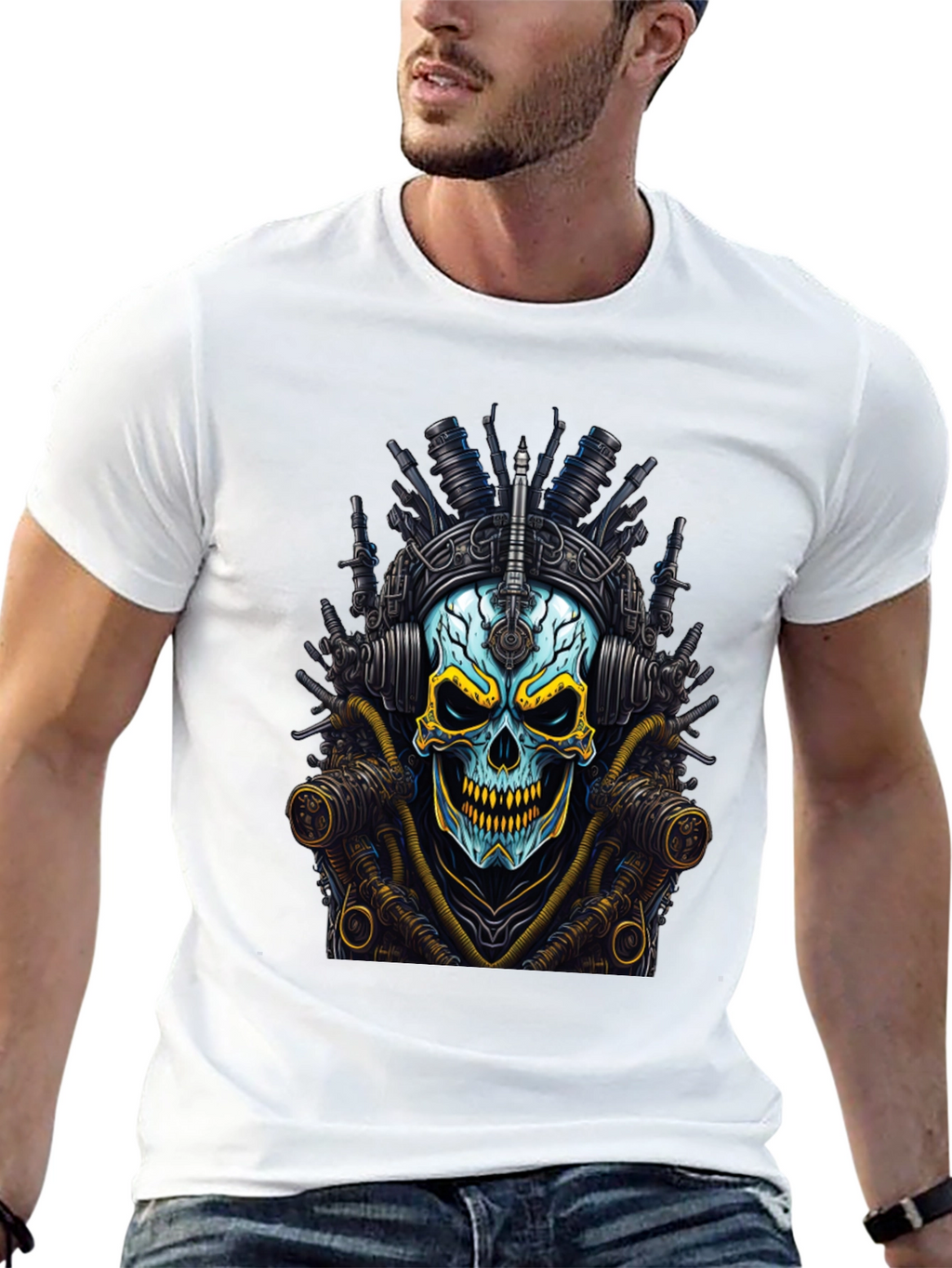 Steampunk Skull Graphic Tee