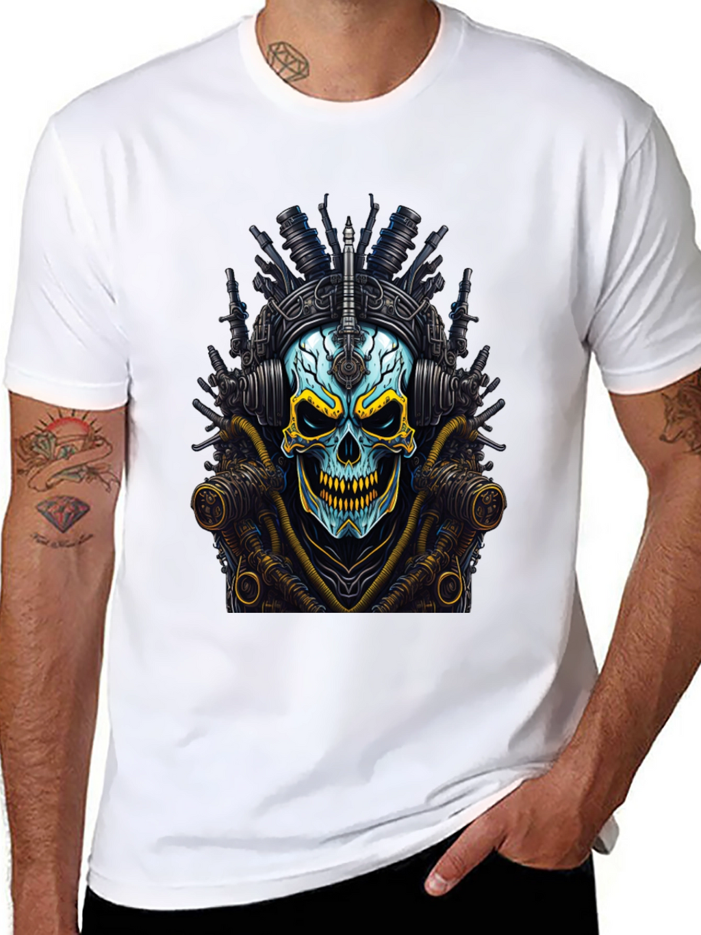 Steampunk Skull Graphic Tee
