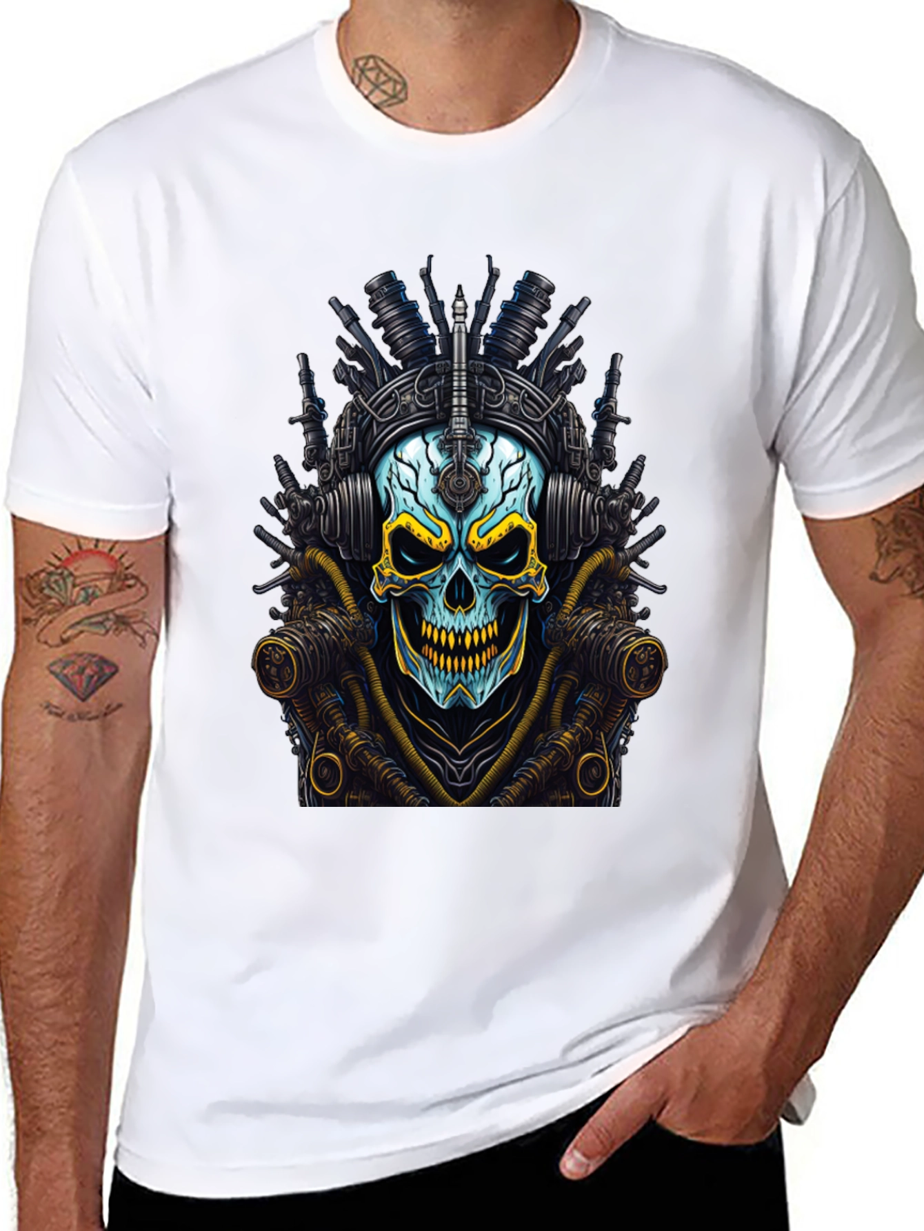 Steampunk Skull Graphic Tee