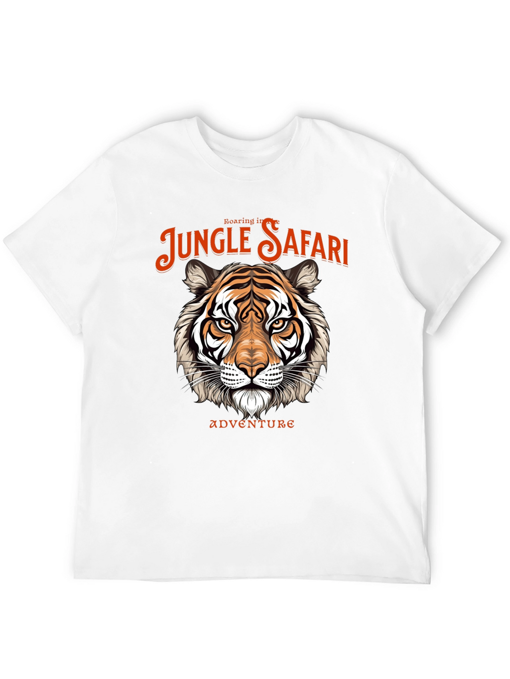 Jungle Safari Tiger Graphic Tee - Adventure Awaits