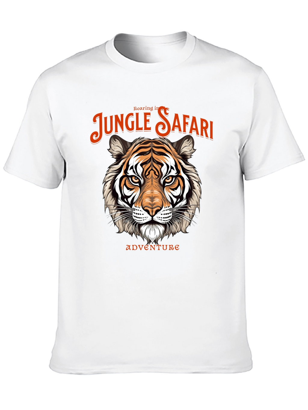 Jungle Safari Tiger Graphic Tee - Adventure Awaits