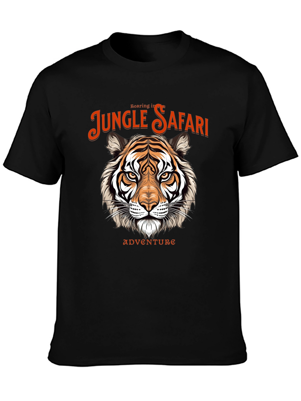 Jungle Safari Tiger Graphic Tee - Adventure Awaits