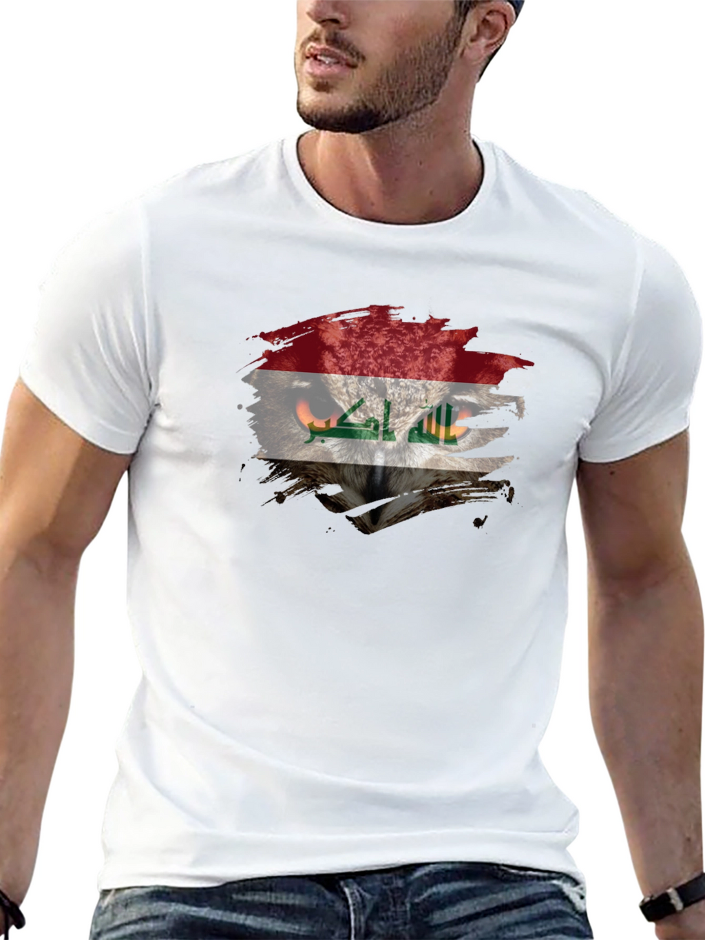 Iraq Flag Lion T-Shirt