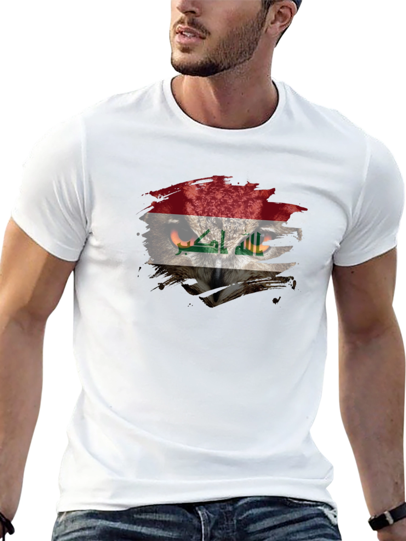 Iraq Flag Lion T-Shirt