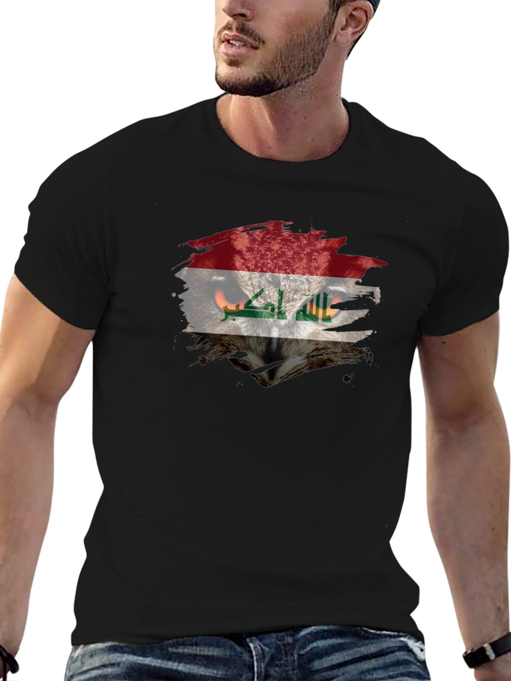 Iraq Flag Lion T-Shirt