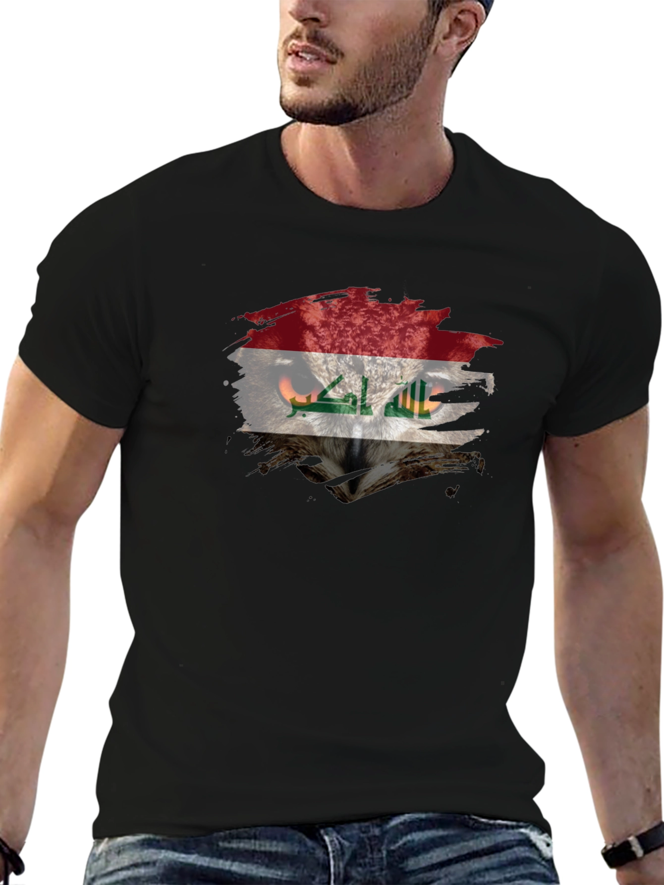Iraq Flag Lion T-Shirt