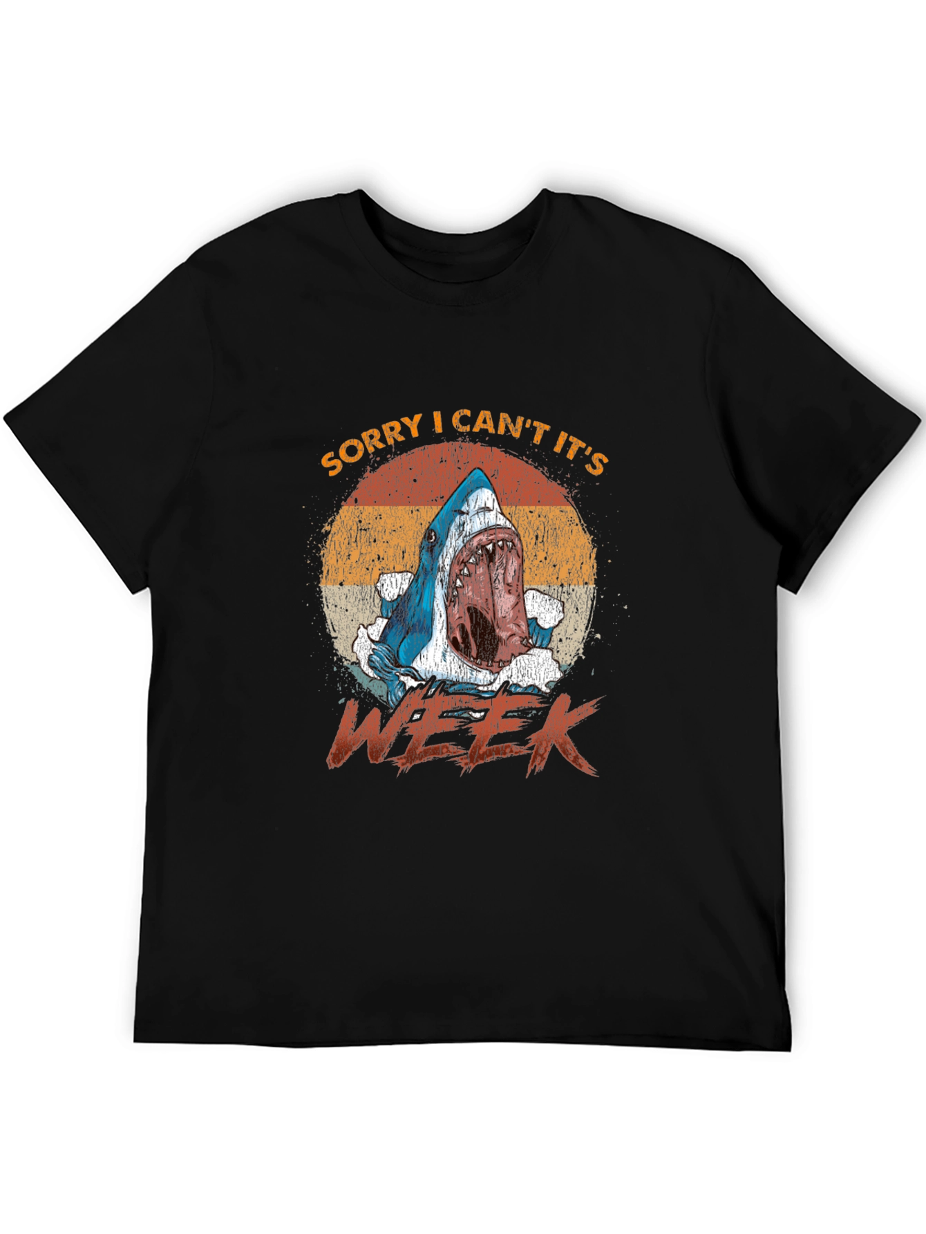 Shark Week T-Shirt - Sorry I Cant Its Week