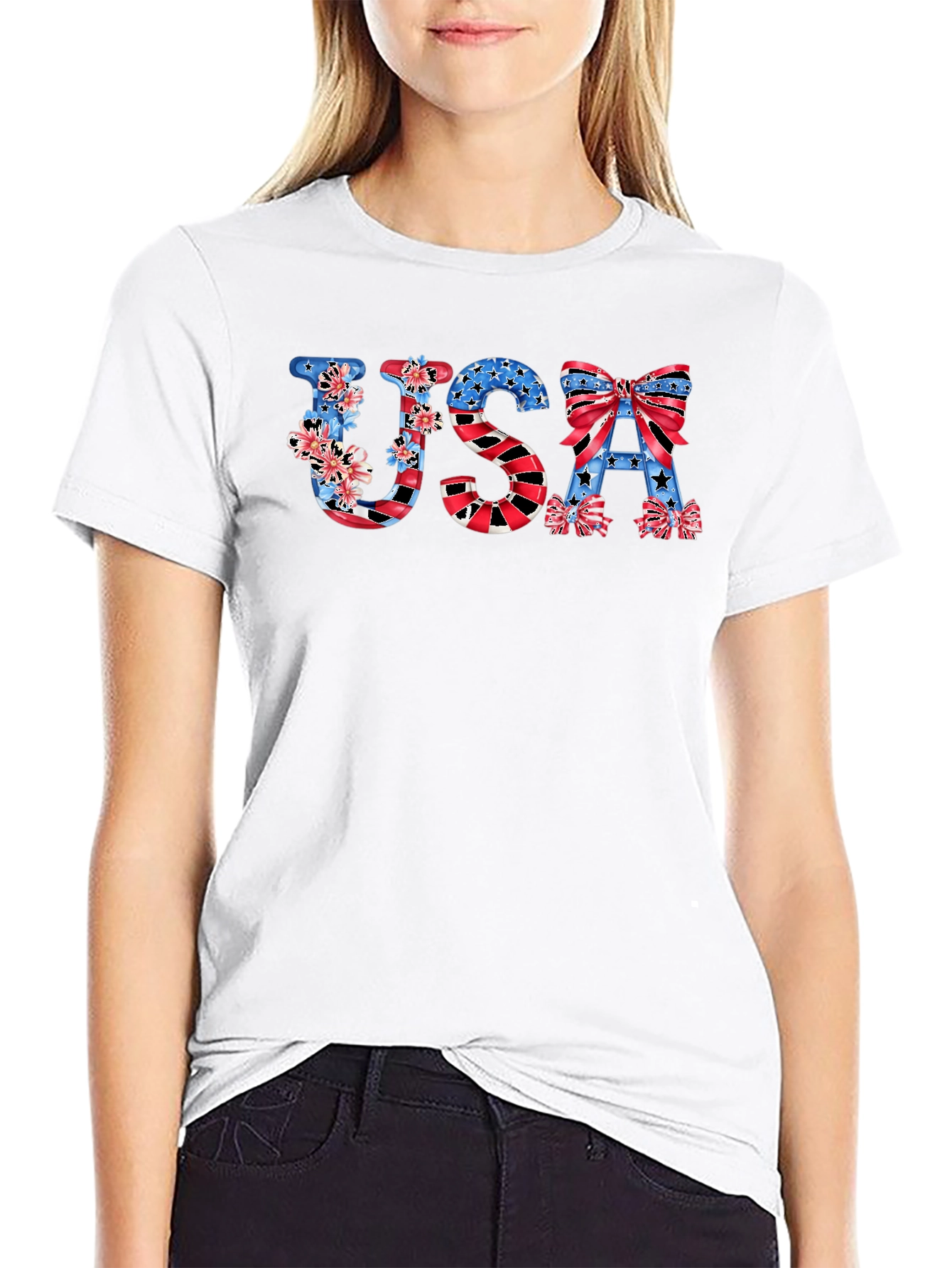 Patriotic USA Graphic Tee