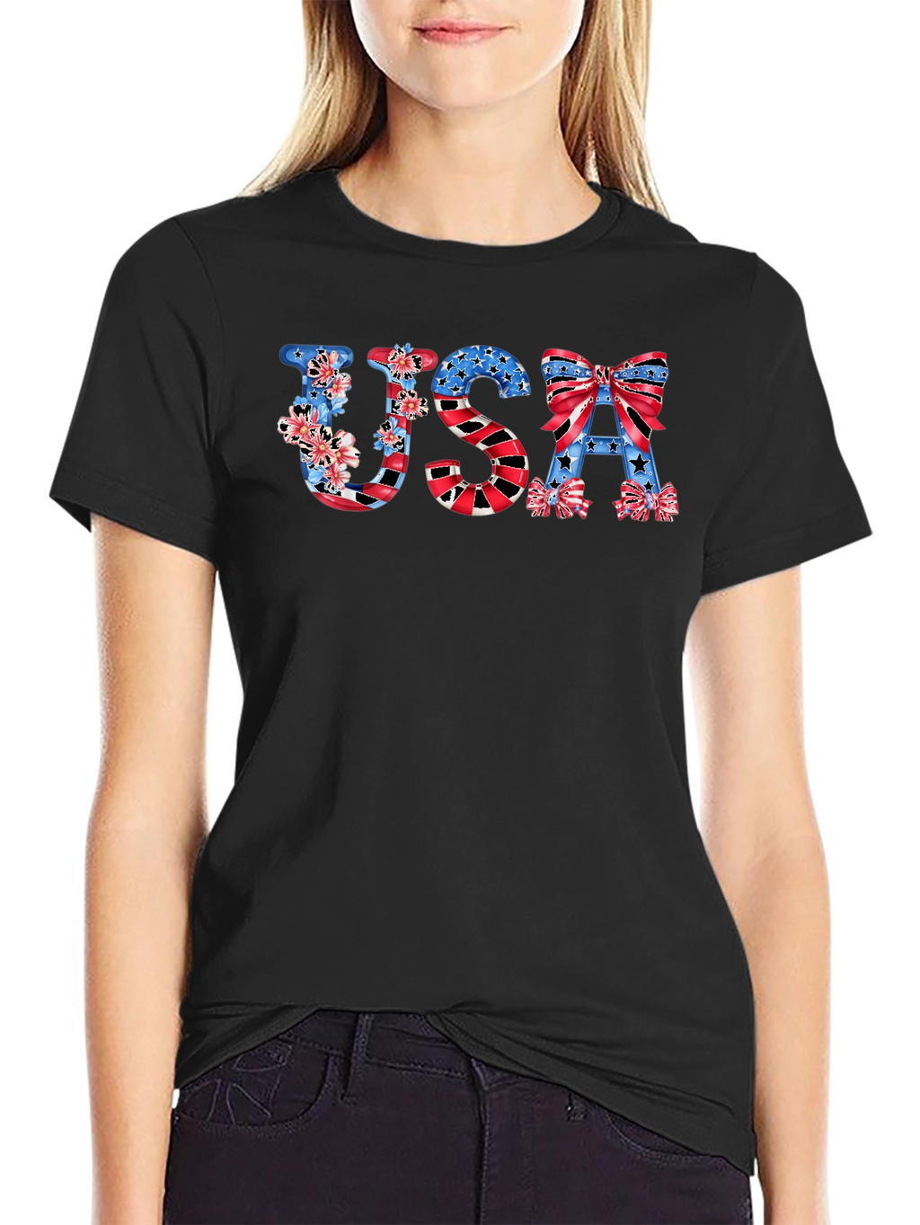 Patriotic USA Graphic Tee