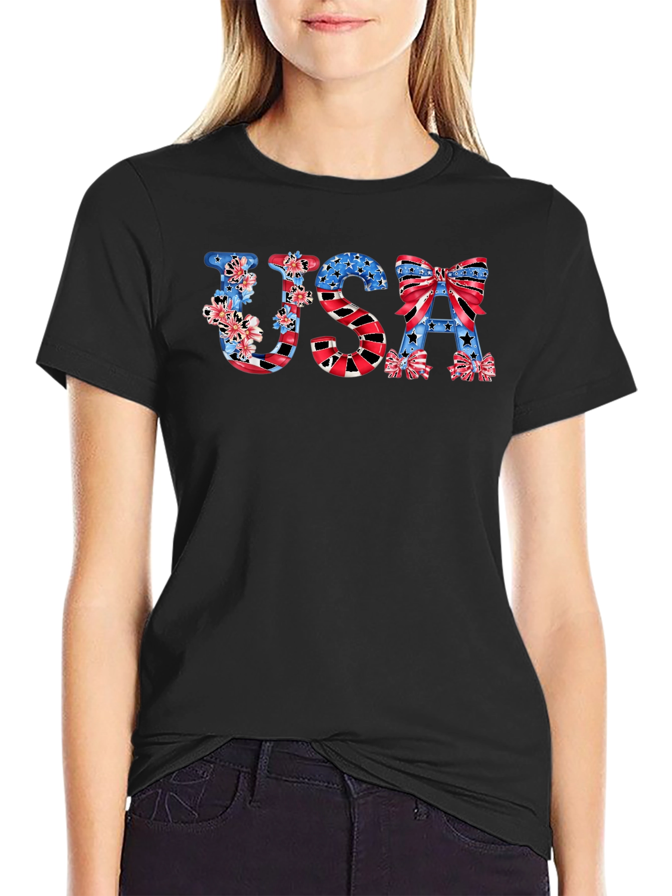 Patriotic USA Graphic Tee