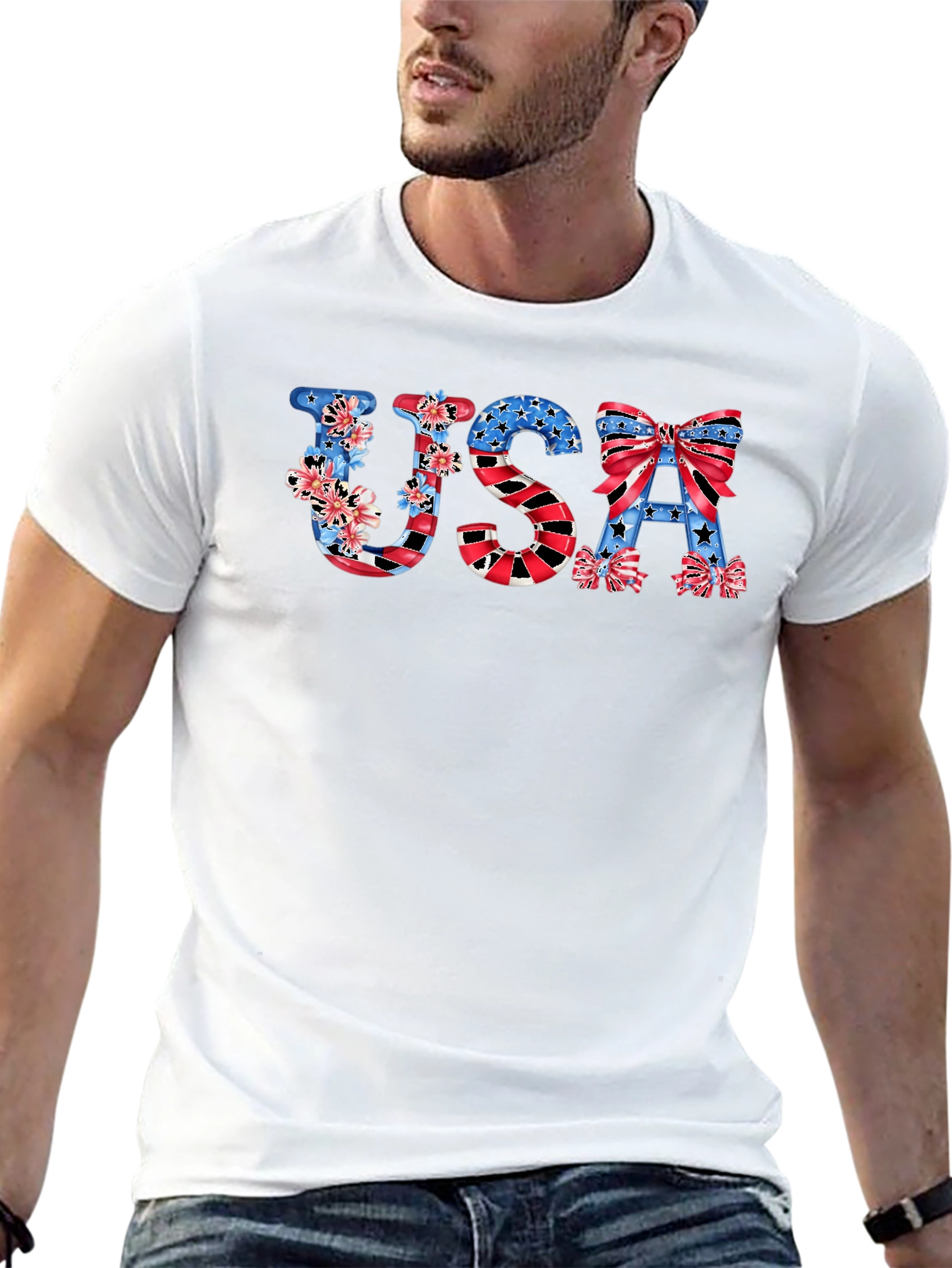 Patriotic USA Graphic Tee