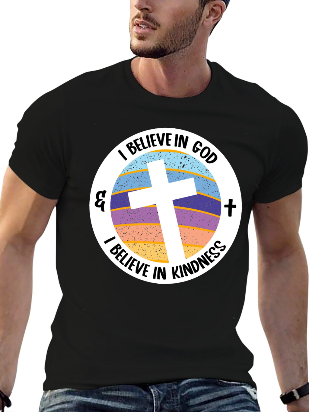 I Believe in God and Kindness Graphic Tee