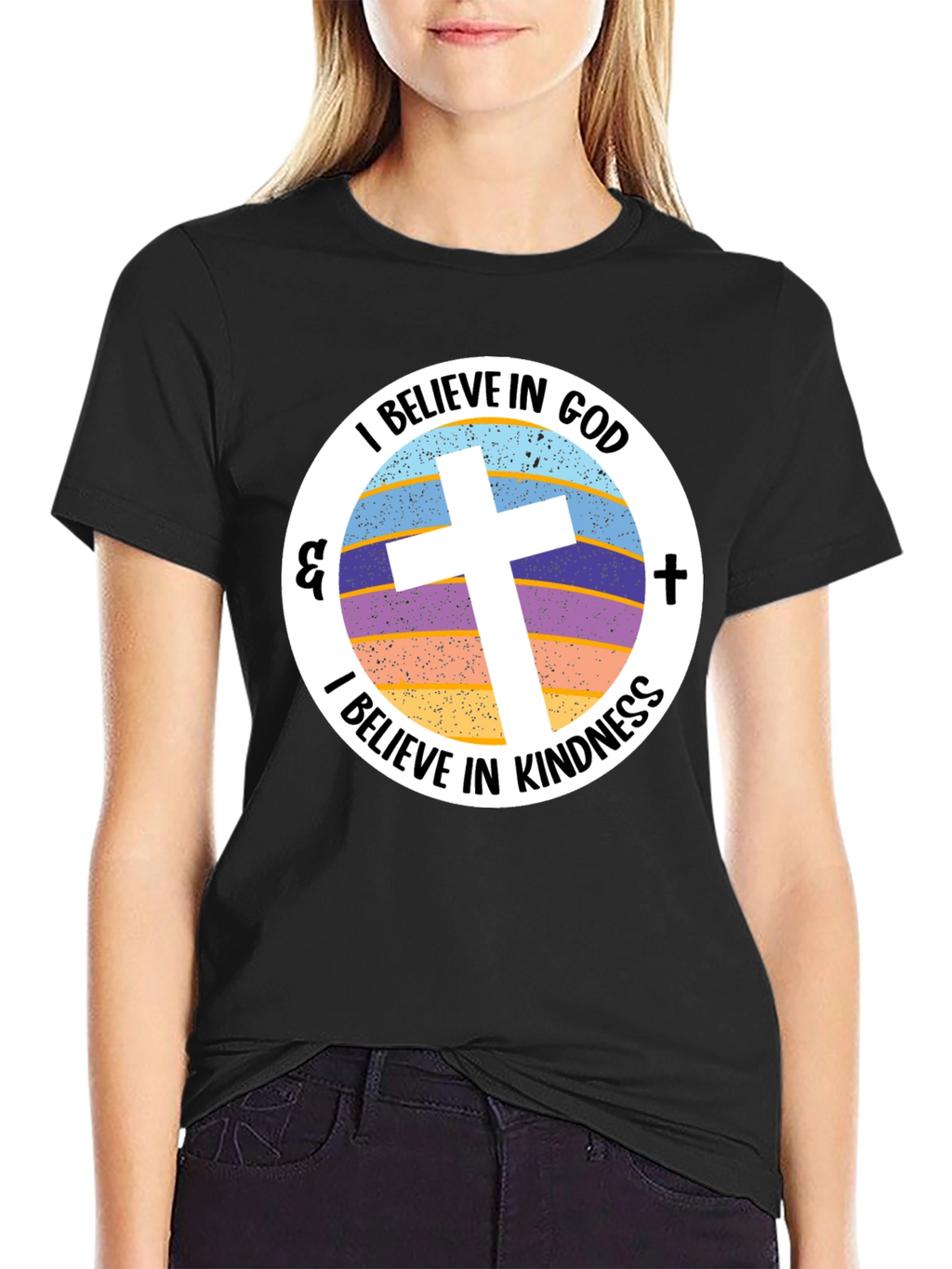 I Believe in God and Kindness Graphic Tee