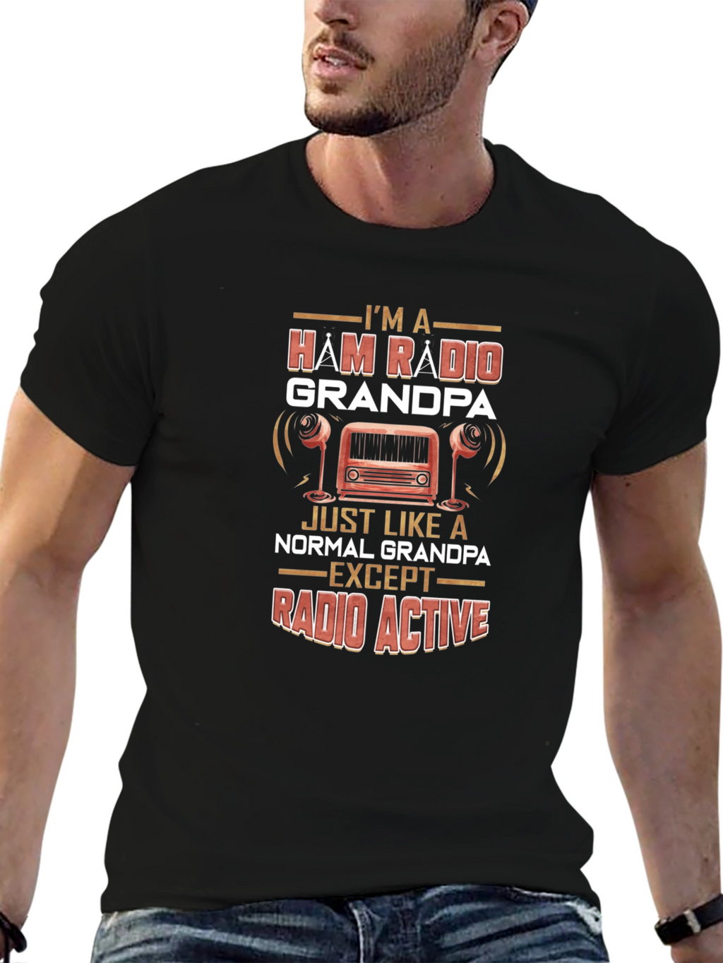 Ham Radio Grandpa T-Shirt - Radio Active!