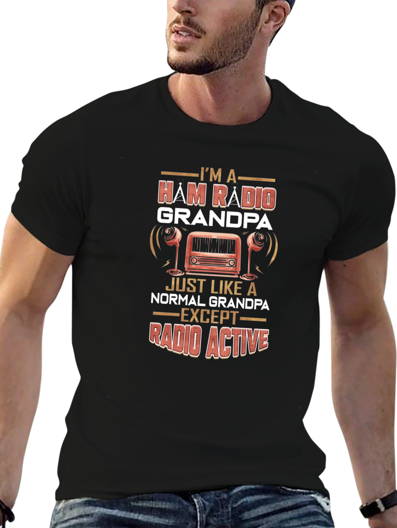 Ham Radio Grandpa T-Shirt - Radio Active!