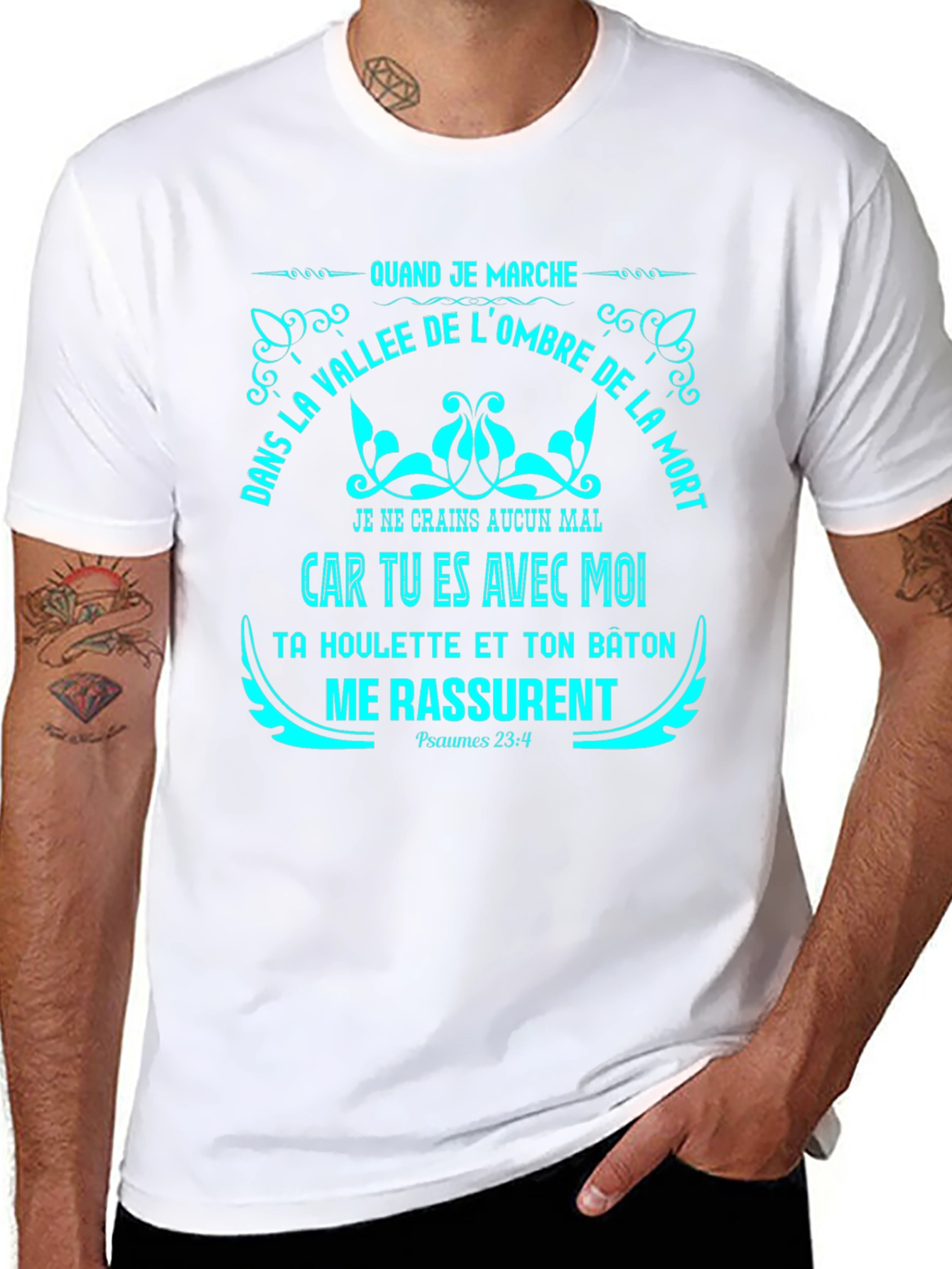 Faithful Prayer T-Shirt - Psalms 23:4