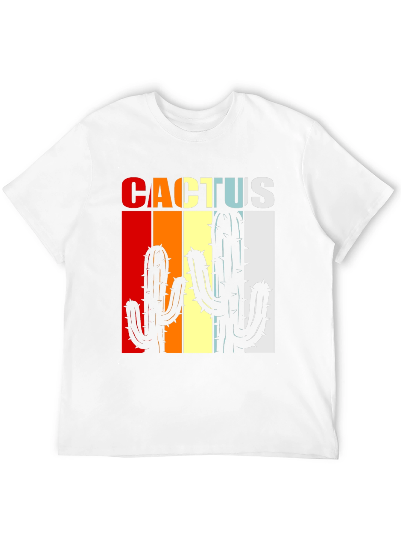 Retro Cactus Graphic Tee - Desert Vibes