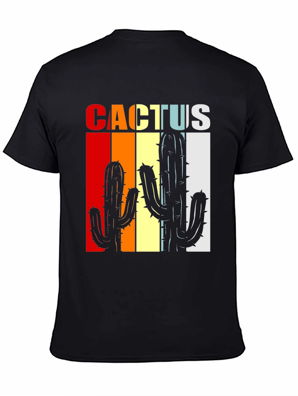 Retro Cactus Graphic Tee - Desert Vibes