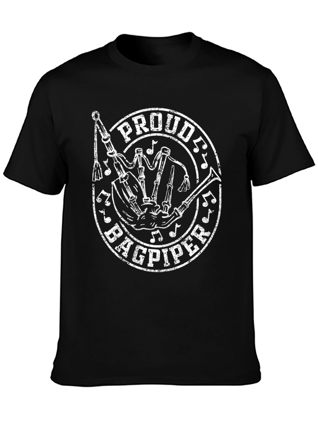 Proud Bagpiper T-Shirt - Scottish Music Tee