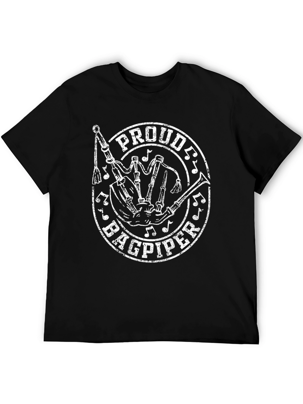 Proud Bagpiper T-Shirt - Scottish Music Tee
