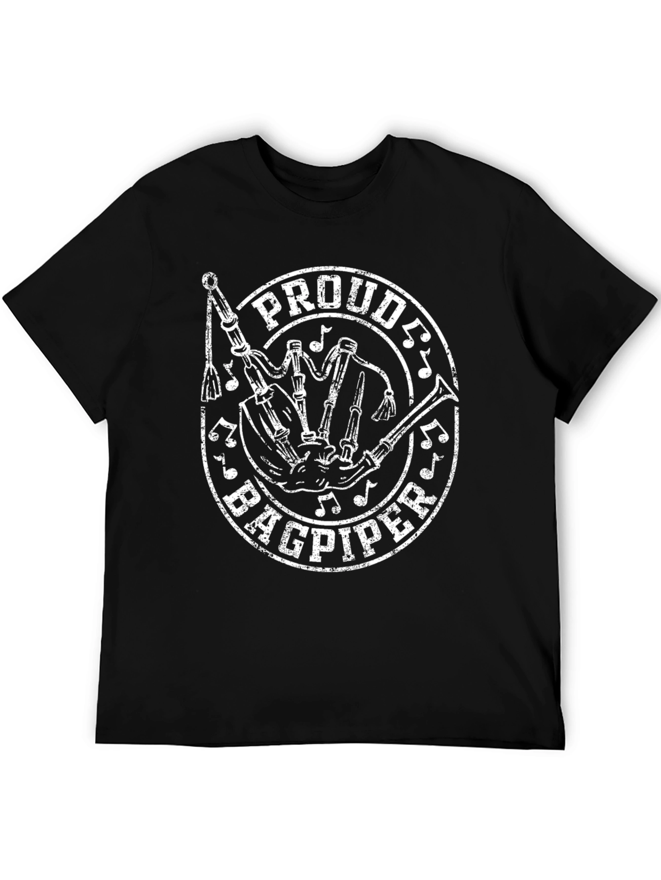 Proud Bagpiper T-Shirt - Scottish Music Tee