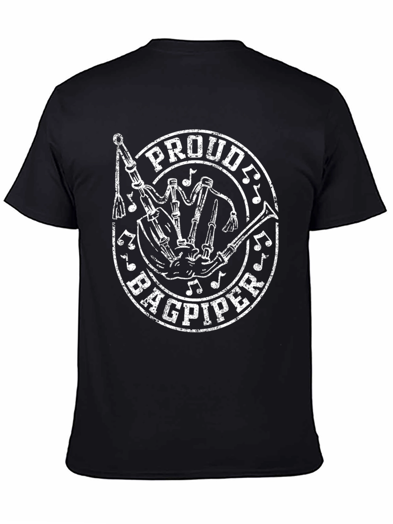Proud Bagpiper T-Shirt - Scottish Music Tee