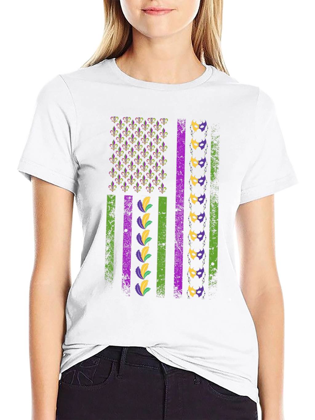 Mardi Gras Flag T-Shirt