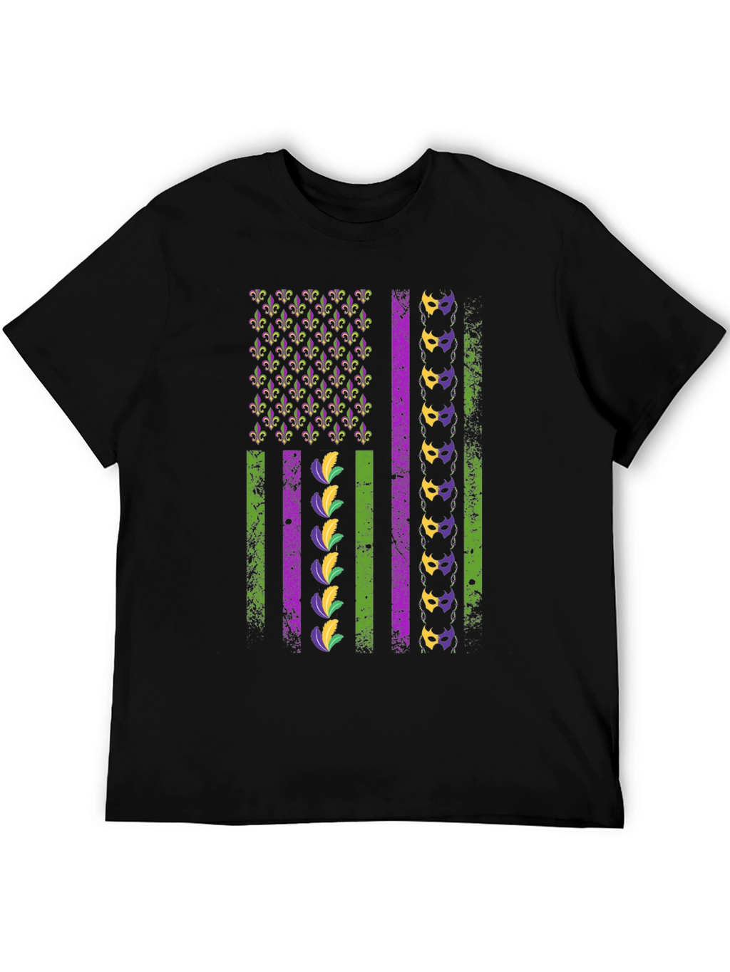 Mardi Gras Flag T-Shirt
