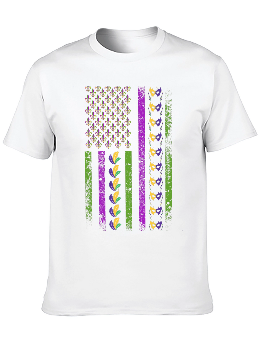 Mardi Gras Flag T-Shirt