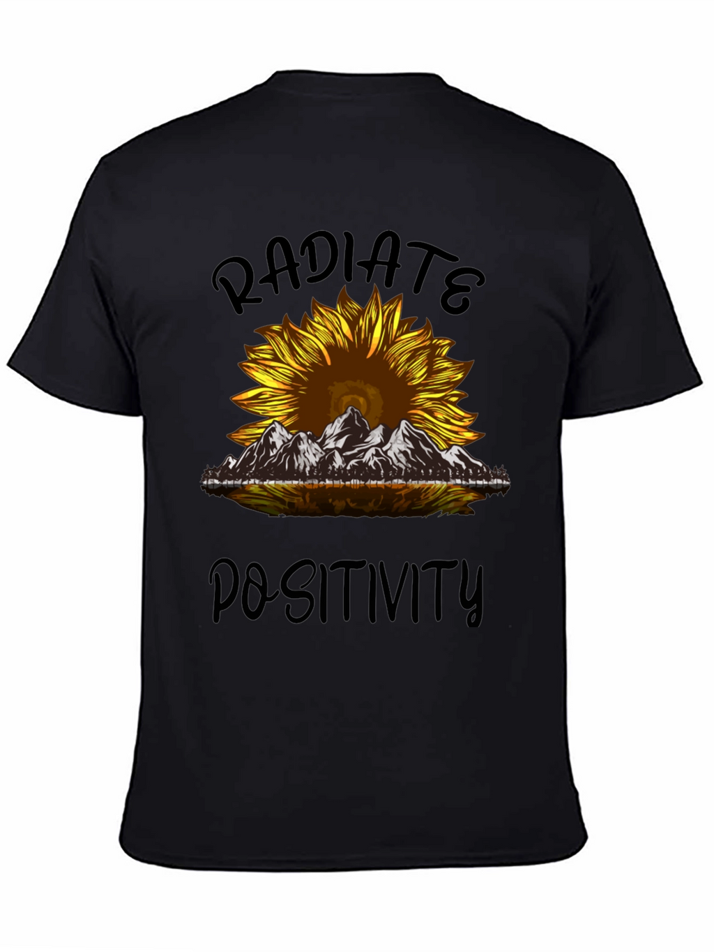 Radiate Positivity Sunflower Graphic T-Shirt