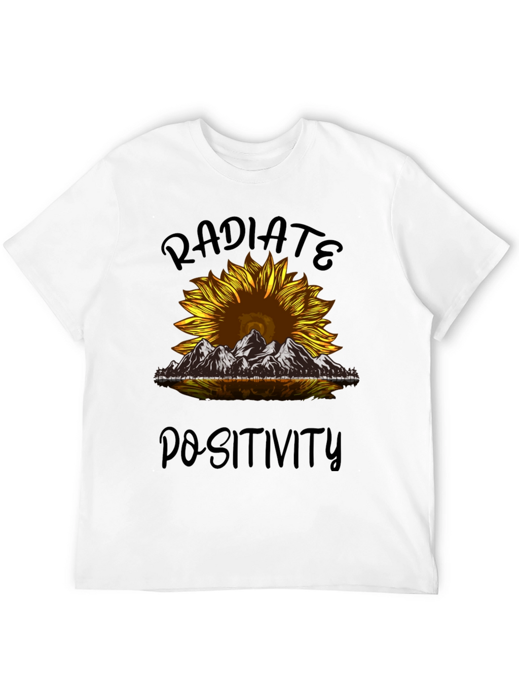 Radiate Positivity Sunflower Graphic T-Shirt