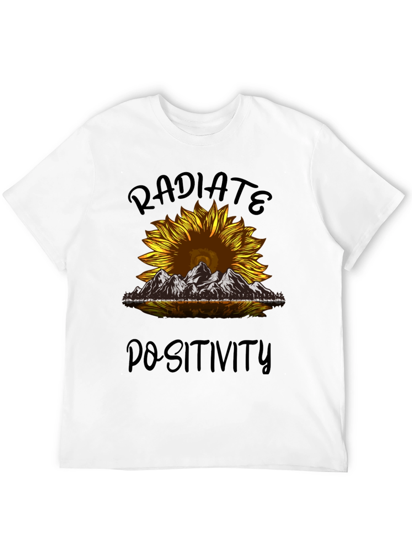 Radiate Positivity Sunflower Graphic T-Shirt