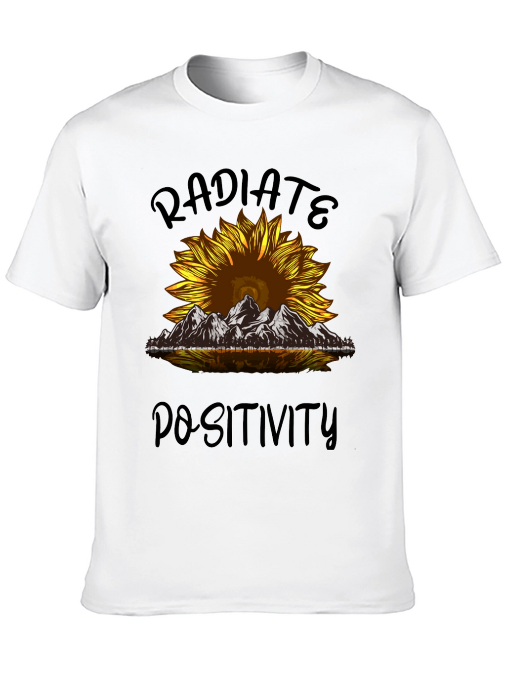 Radiate Positivity Sunflower Graphic T-Shirt