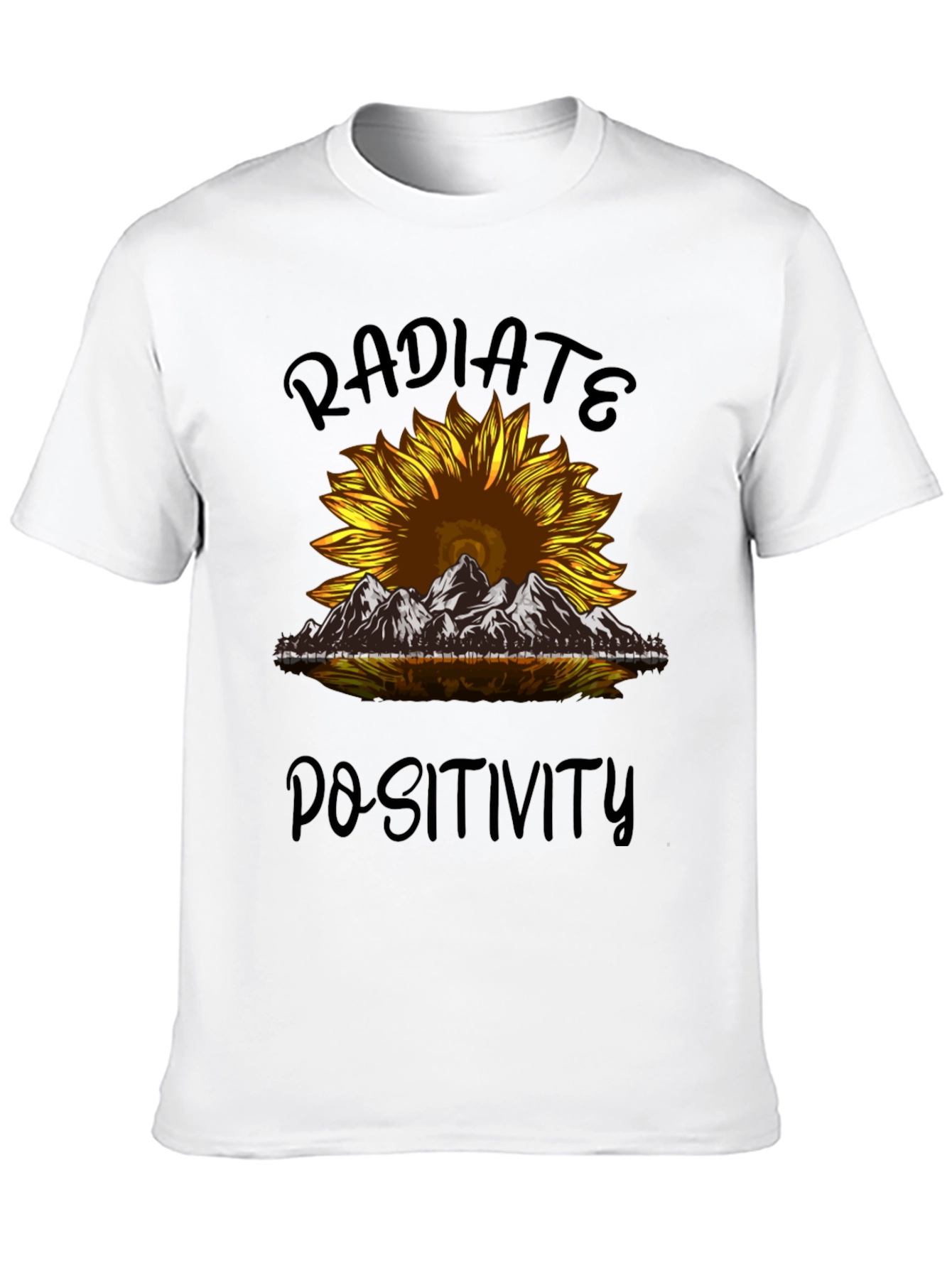 Radiate Positivity Sunflower Graphic T-Shirt