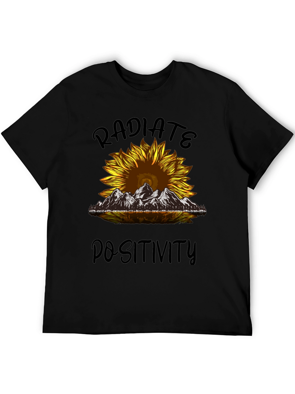 Radiate Positivity Sunflower Graphic T-Shirt