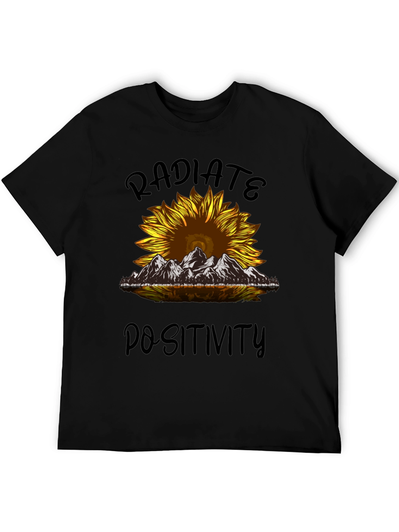 Radiate Positivity Sunflower Graphic T-Shirt